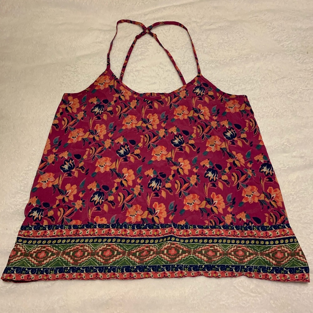 Colorful Floral Shirt (size S)
